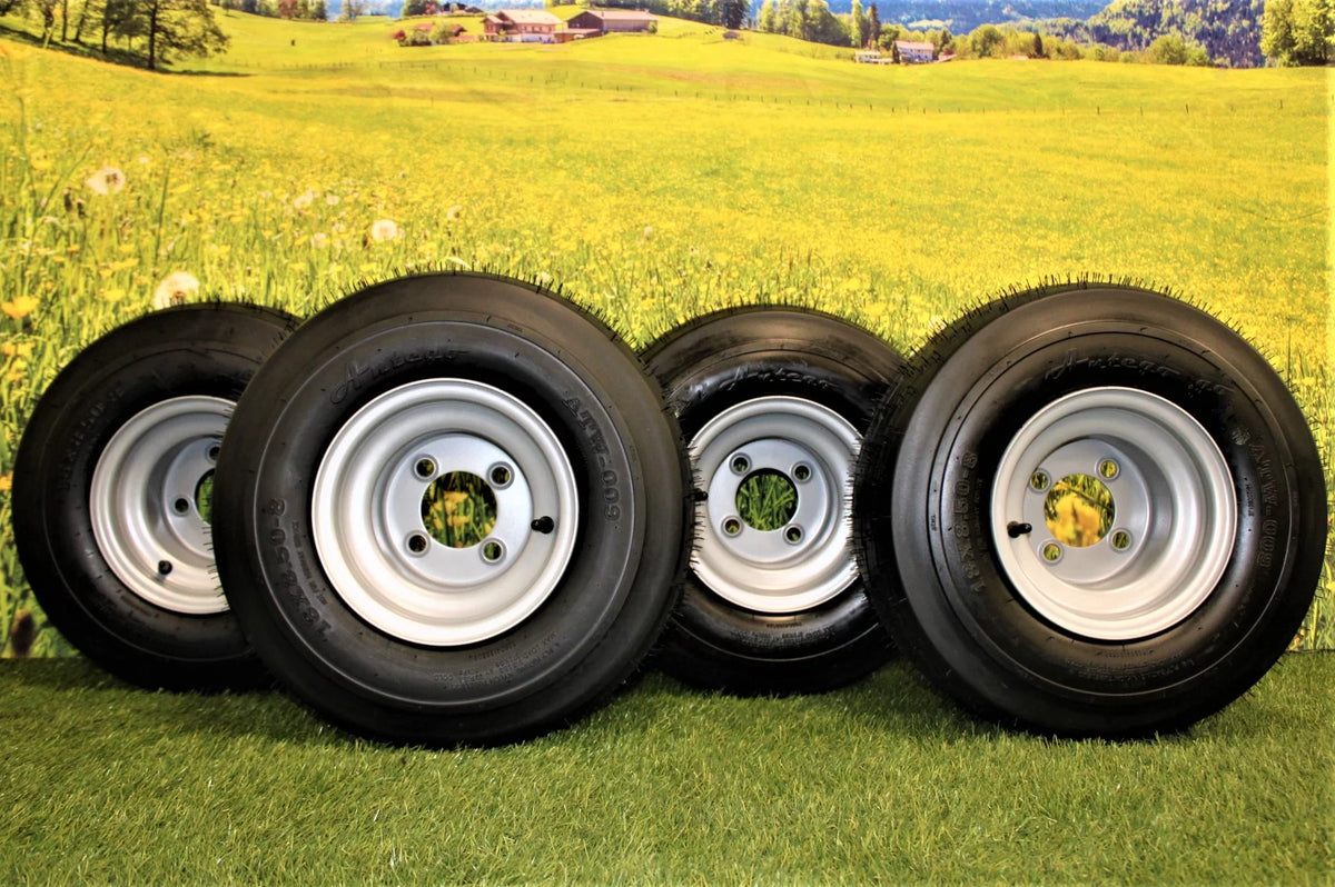 18x8.50-8 Gray Tire and Wheel Assembly Set of 4 X19673