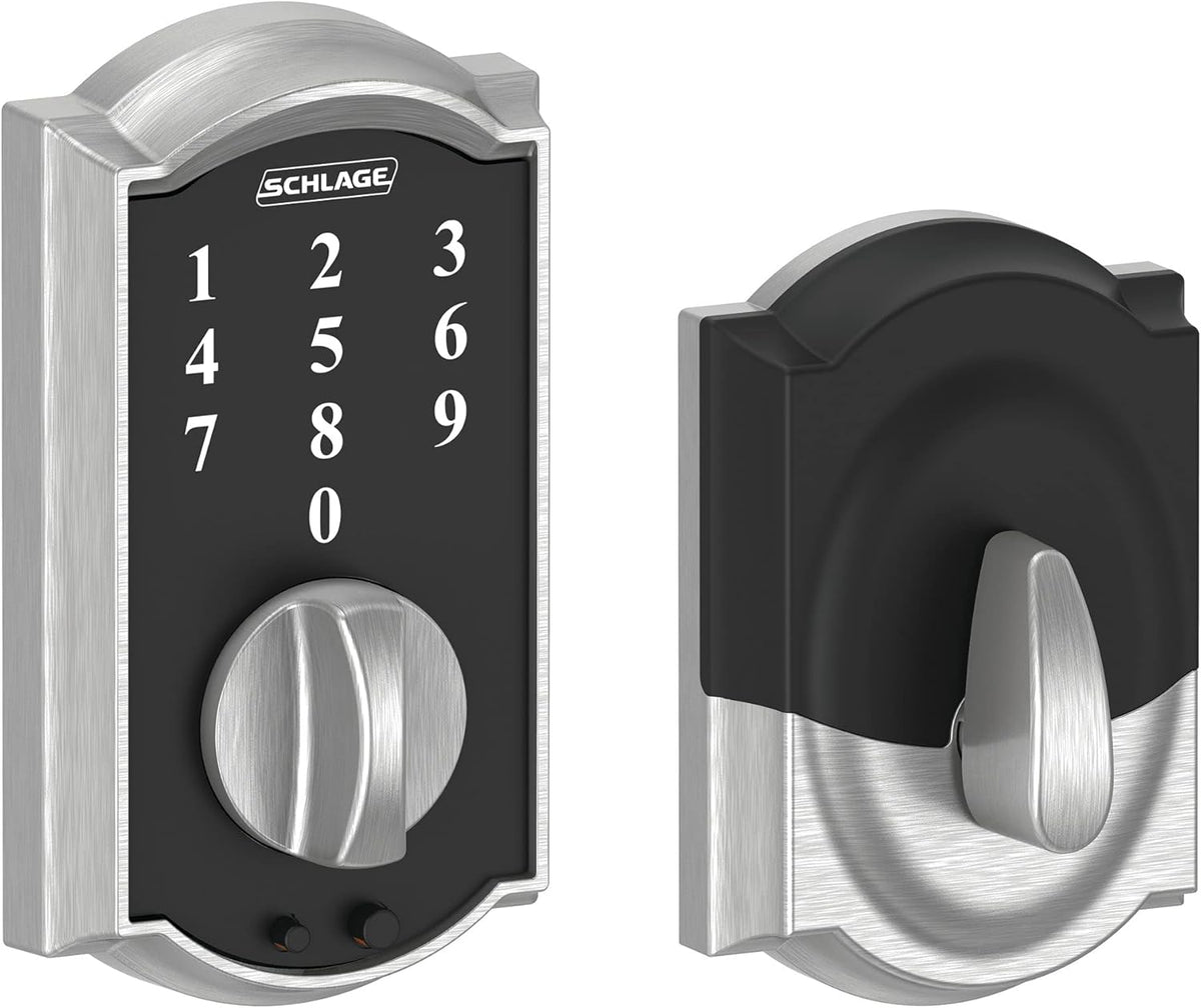 Satin Nickel Electronic Keyless Entry Deadbolt L95274