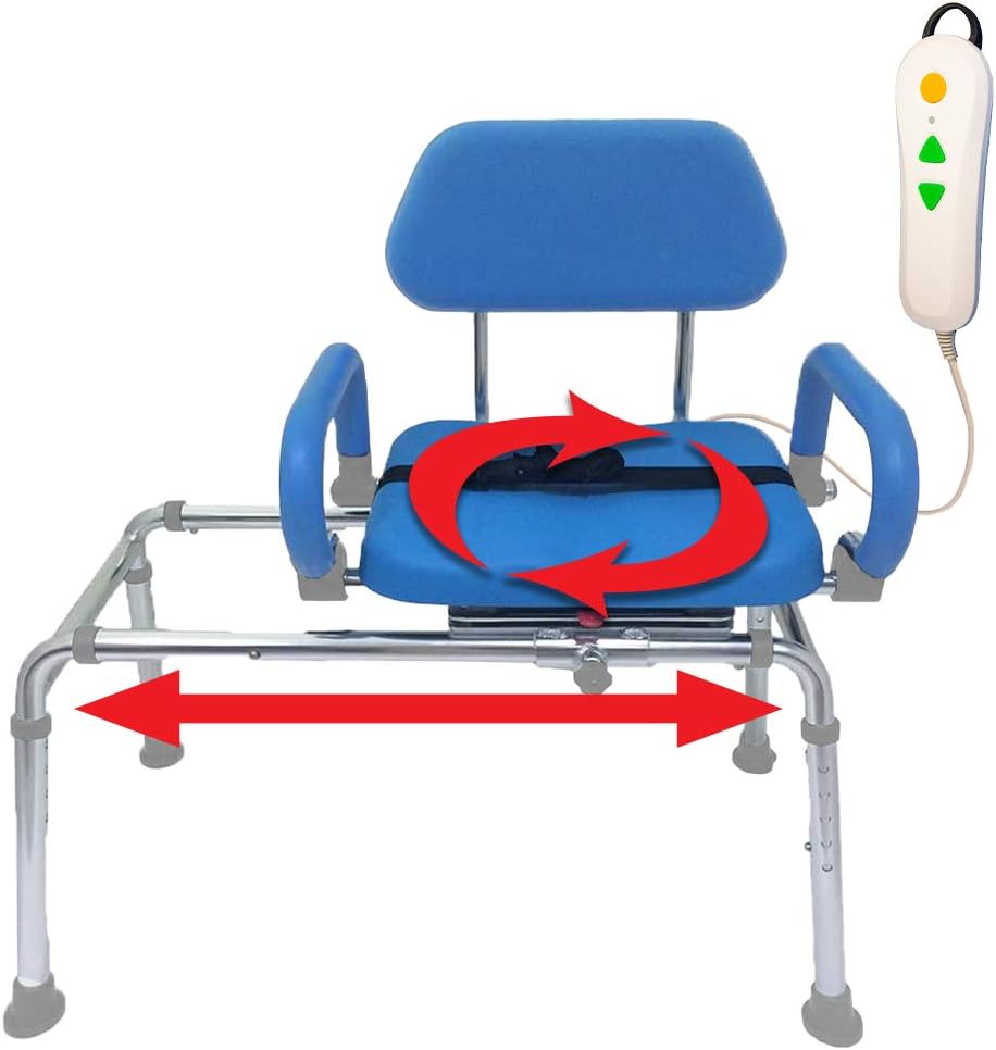 Sliding Transfer Bench with Swivel Seat O7950
