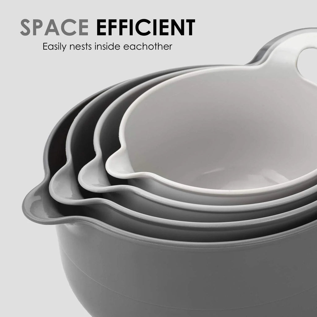 4 Piece Nesting Plastic Mixing Bowl Set M973404