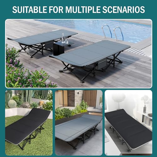 Camping Cot with Cushion and Carry Bag K89217