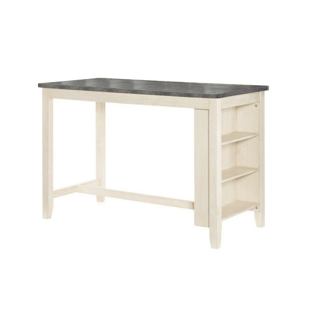 60 Inch 2 Tone Wood Counter Height Table M4802