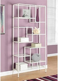 White Metal Bookcase Q262759