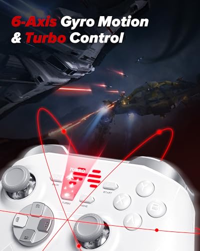 Wireless Controller with TMR Joysticks & Hall Triggers A54880