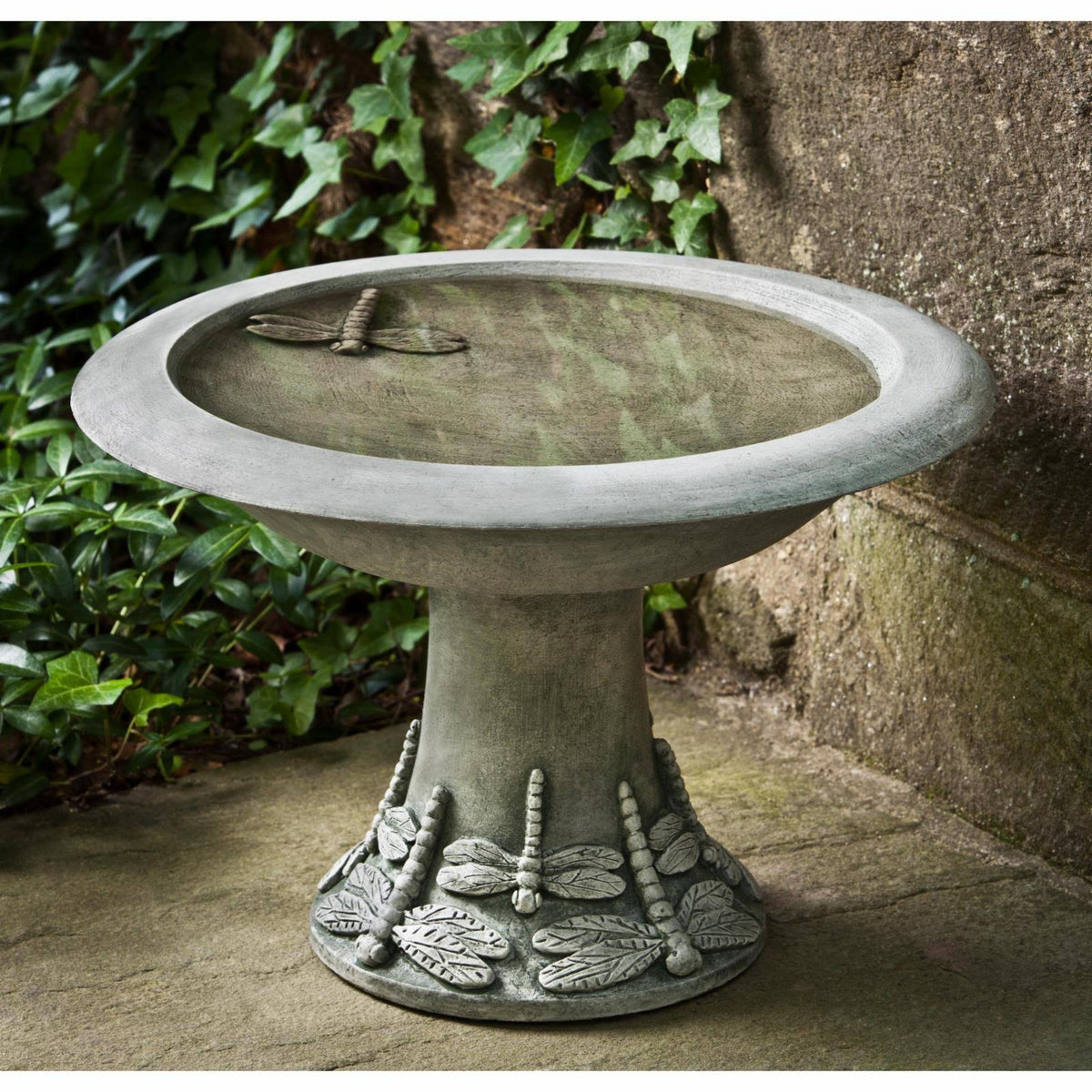 Cast Stone Bird Bath Y39697