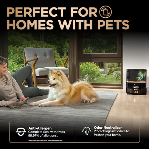 Robot Vacuum & Mop Combo, Self-Emptying, Self-Refill Y1516