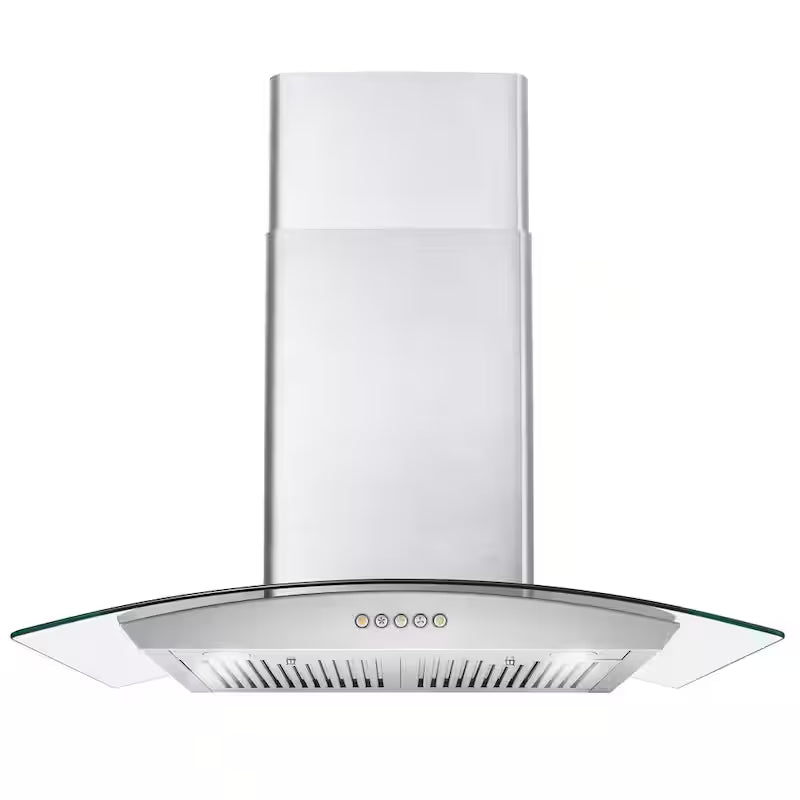30 in. Stainless Steel Wall Mount Range Hood with LED Lighting W74521