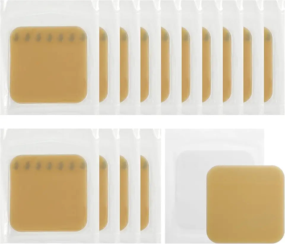 20 Pcs 4 x 4" Ostomy Skin Barrier Strips O472904