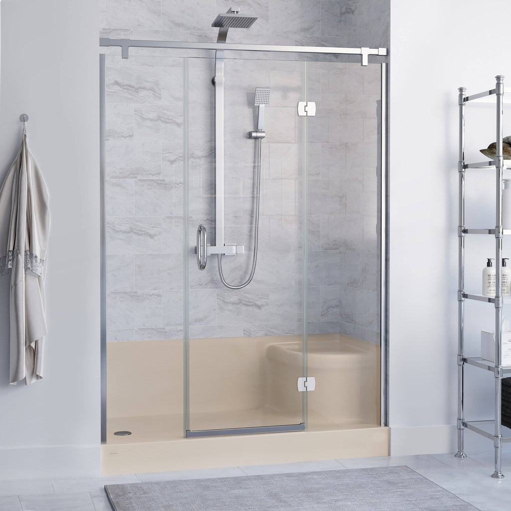 Biscuit Single Threshold Shower Base F9564