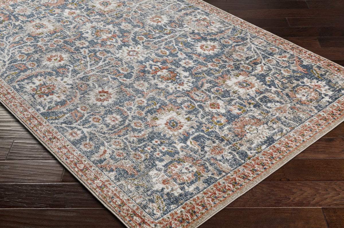 White Multi Gray Area Rug B882