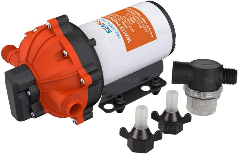 24v Water Pressure Diaphragm Pump 18.9 L/min 60 Psi D481710