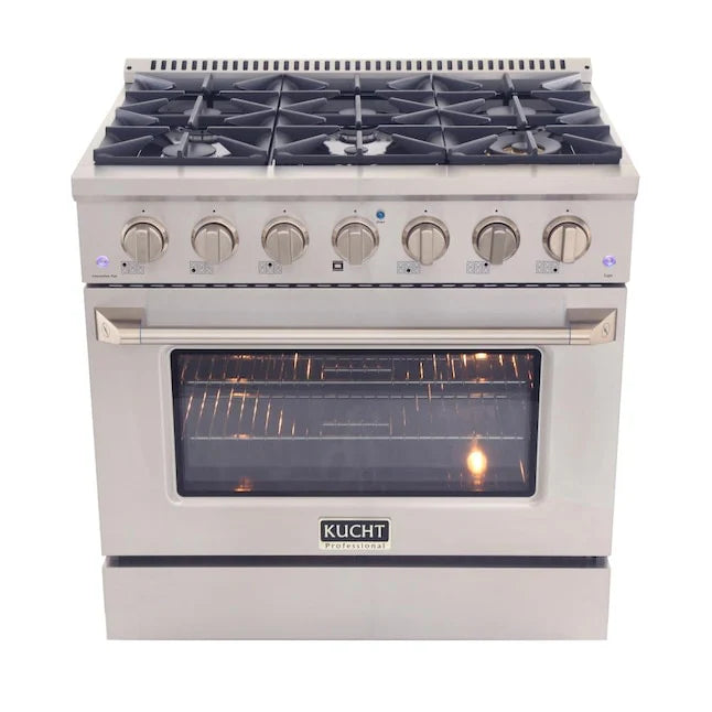 36 in. Natural Gas Range and Range Hood Q422