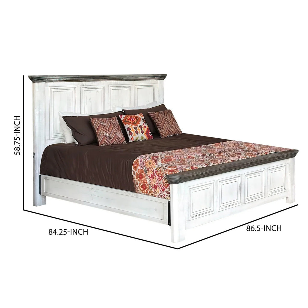 King Size Bed with Headboard and Footboard G877