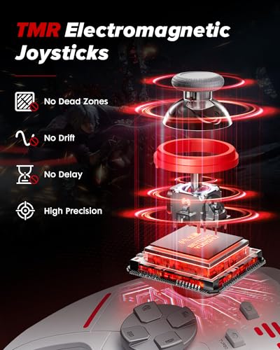 Wireless Controller with TMR Joysticks & Hall Triggers A54880