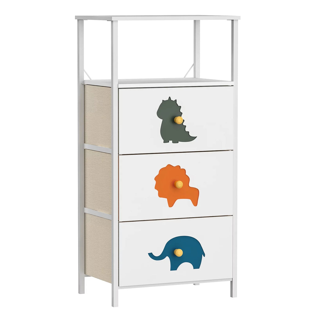 White 5 Drawer Dresser X489