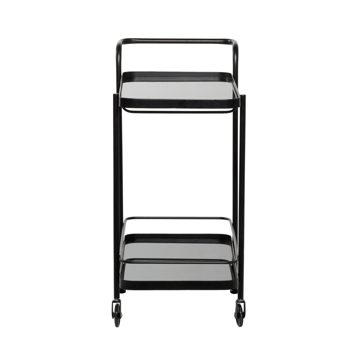 Black Metal Bar Cart R6480