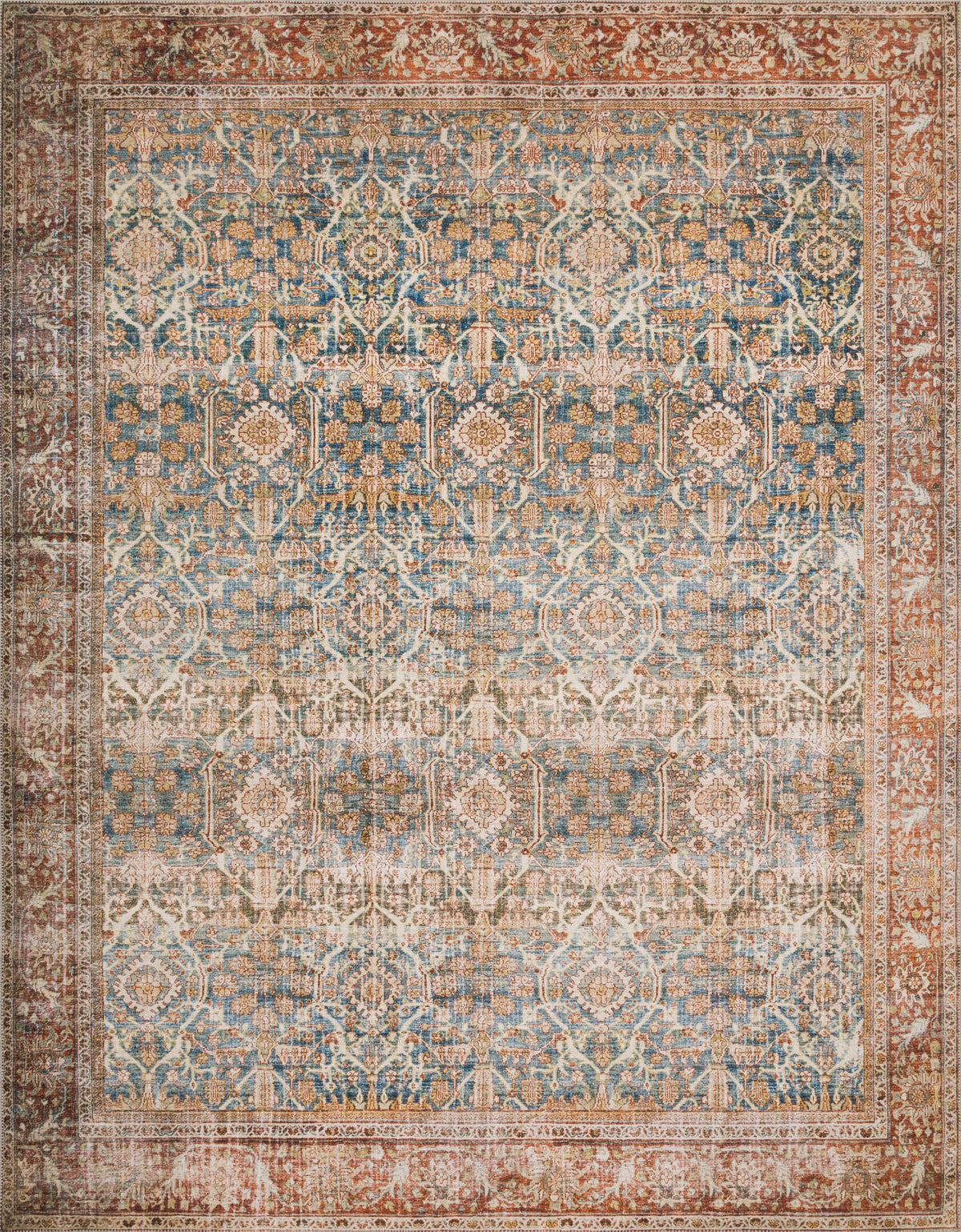 Ocean Rust 5' x 7'6 Rug D29600