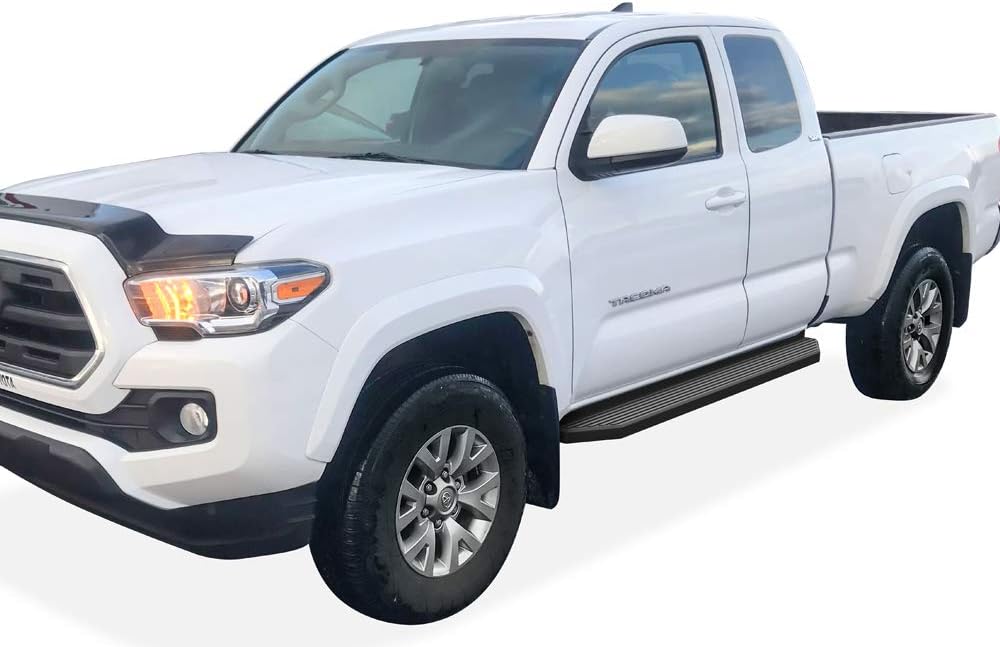 6-inch Black Aluminum Running Boards Side Steps Q4544