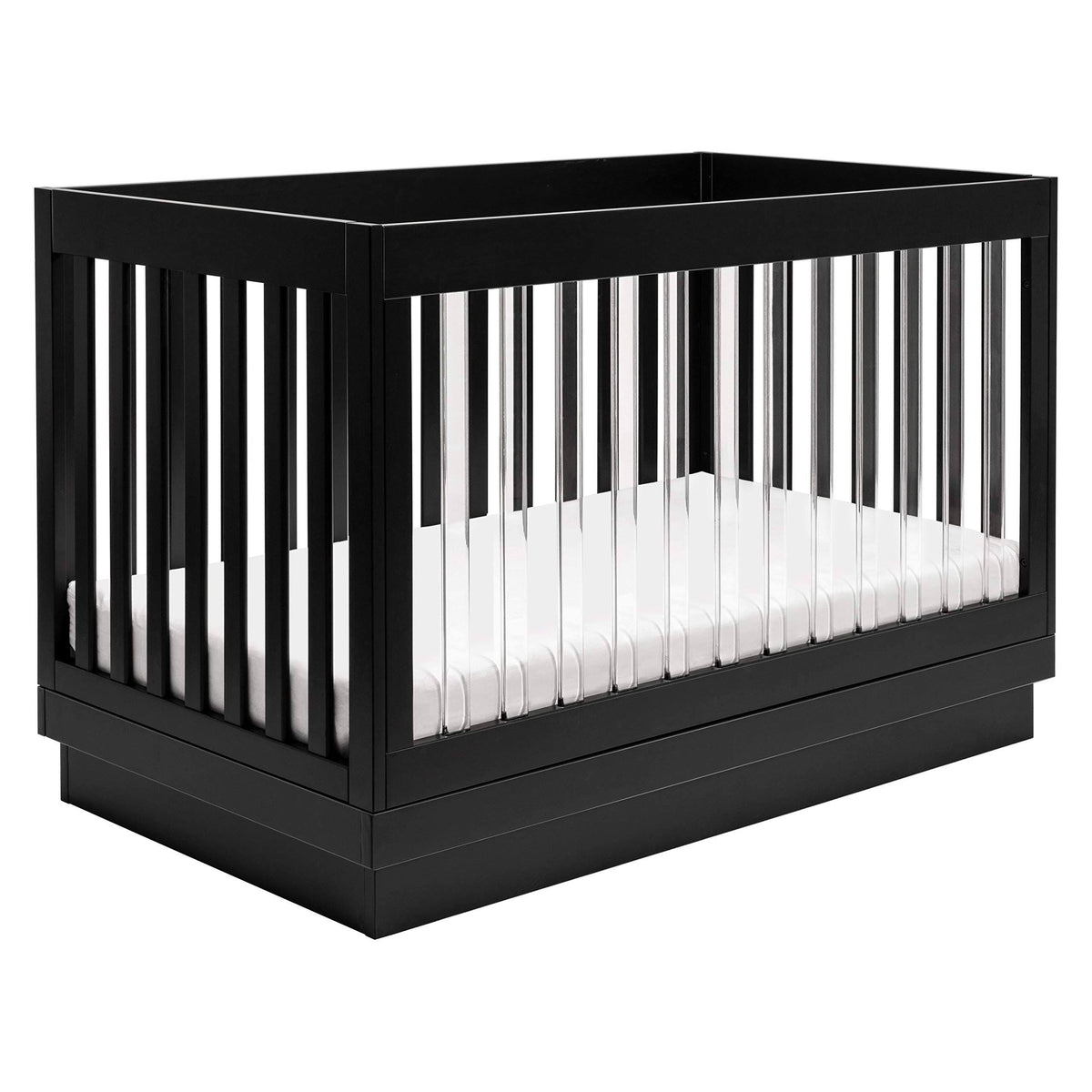 Black Acrylic Convertible Crib X998
