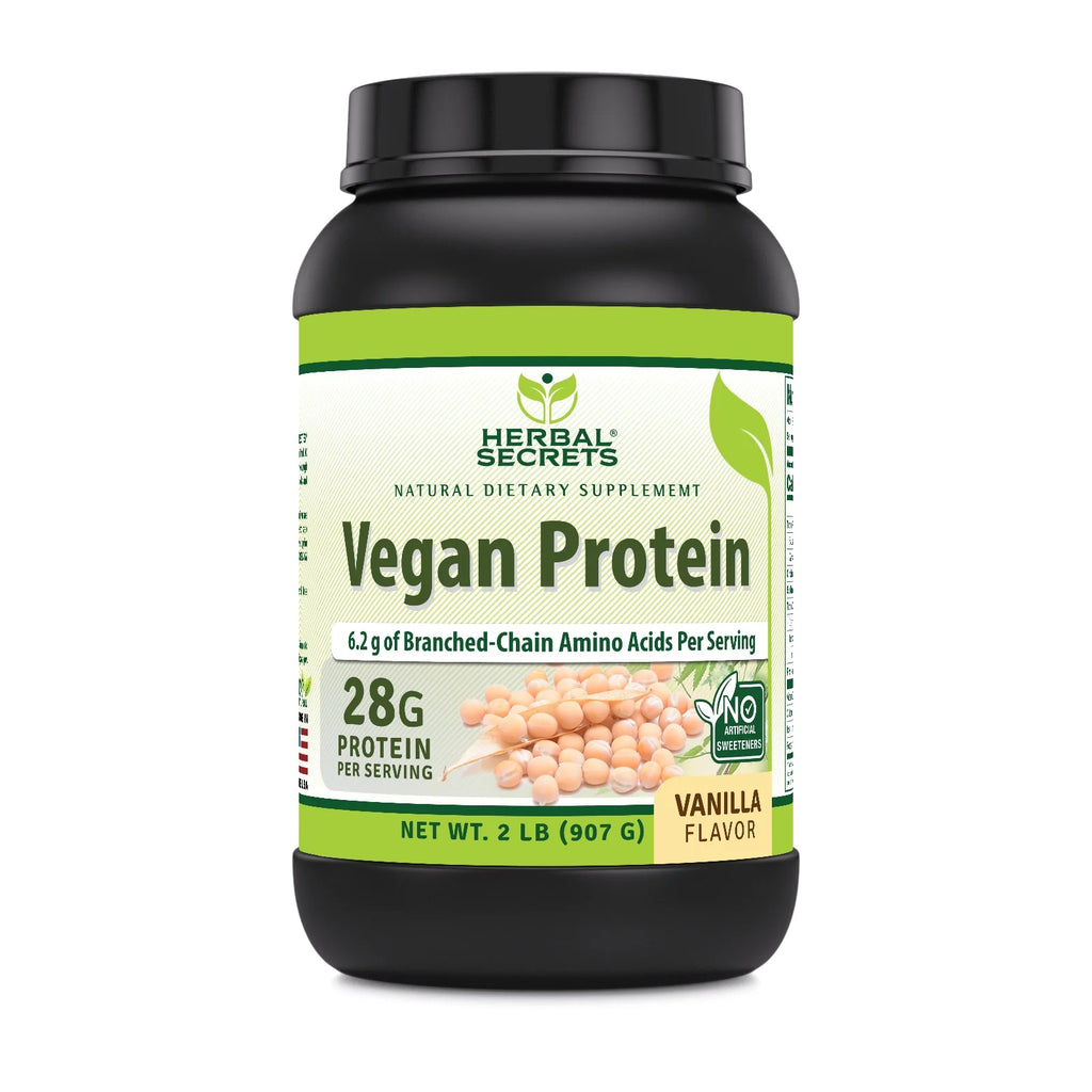 Vegan Pea Protein Powder 2 Lbs Vanilla E937680