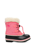 Kids Waterproof Nylon Canvas Boots Pink 11 N550424