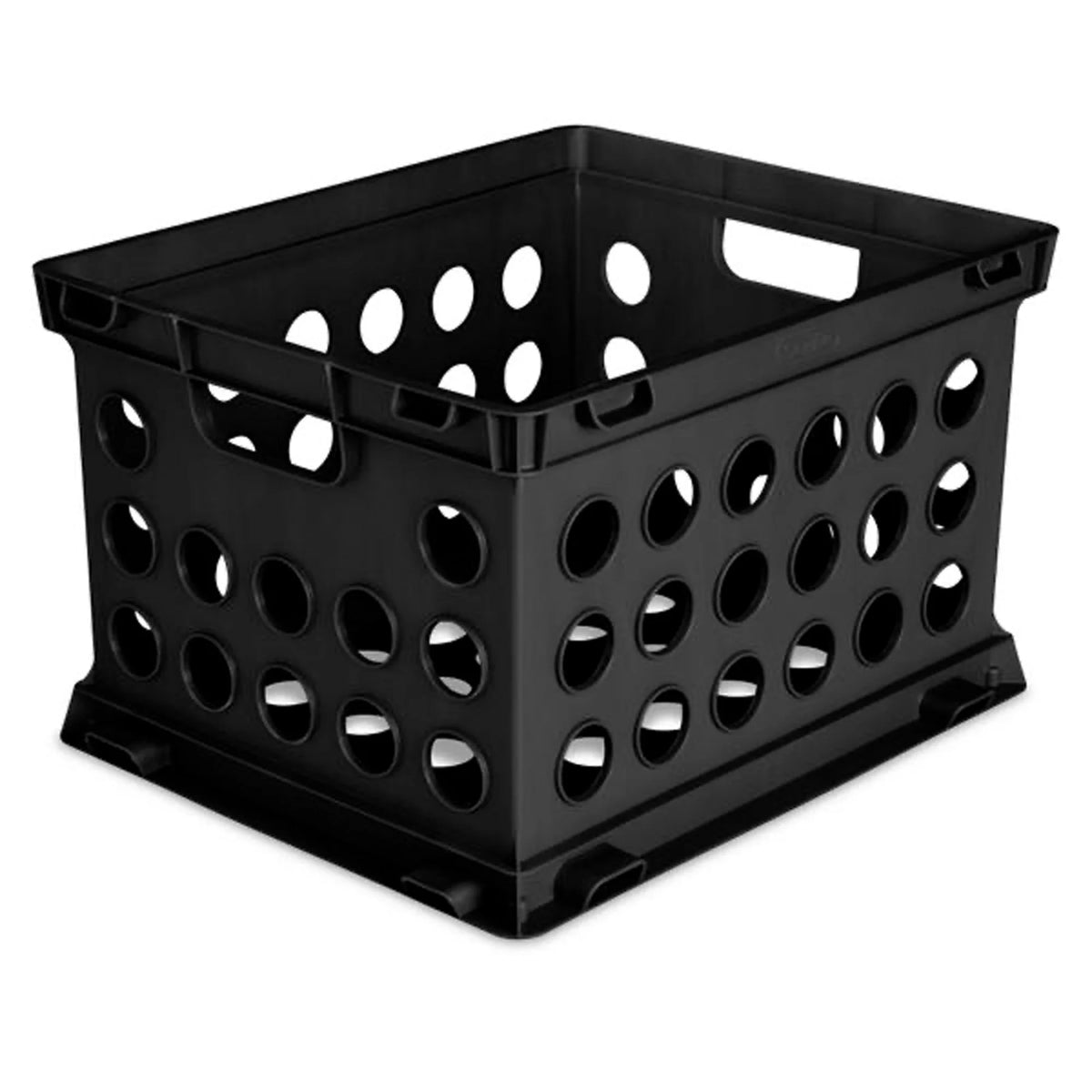 Stackable Storage Crate Organizer Bins with Handles, 18 Pack A607391