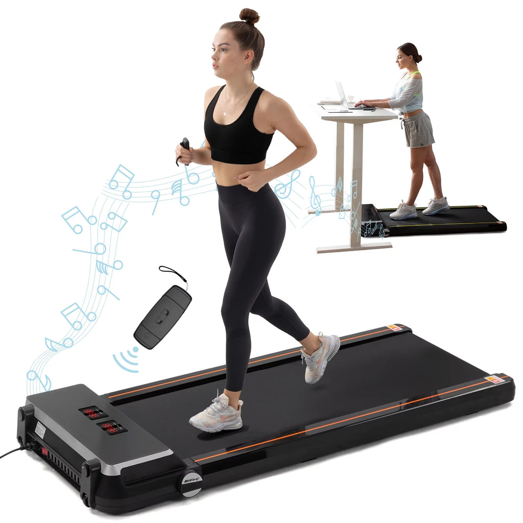 White Slim Under Desk Treadmill C5548
