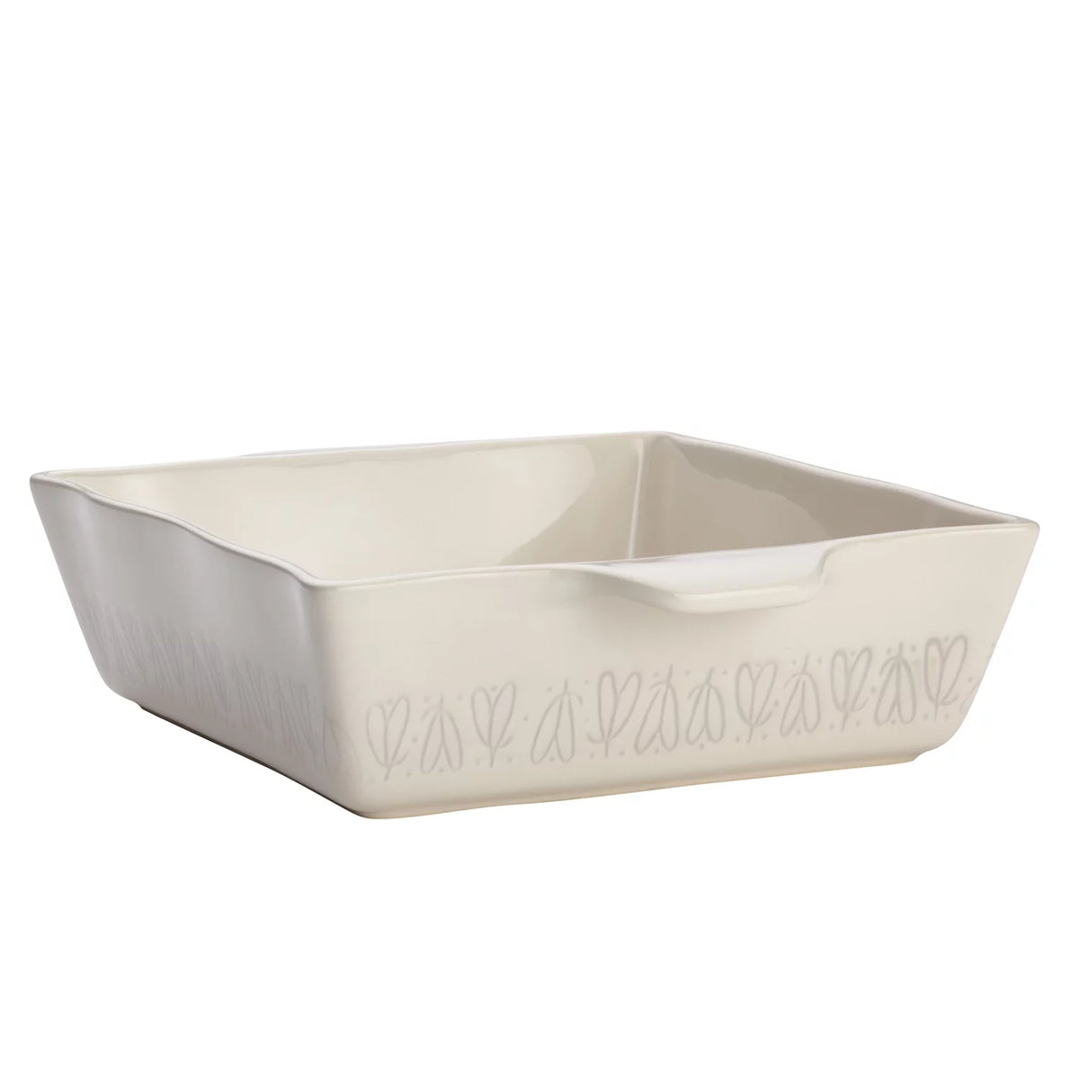 Stoneware Square Baker 8" x 8" Cream C760402