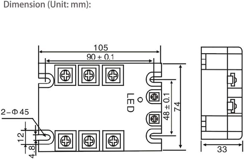 Solid State Relay 3 Phase 100A P931