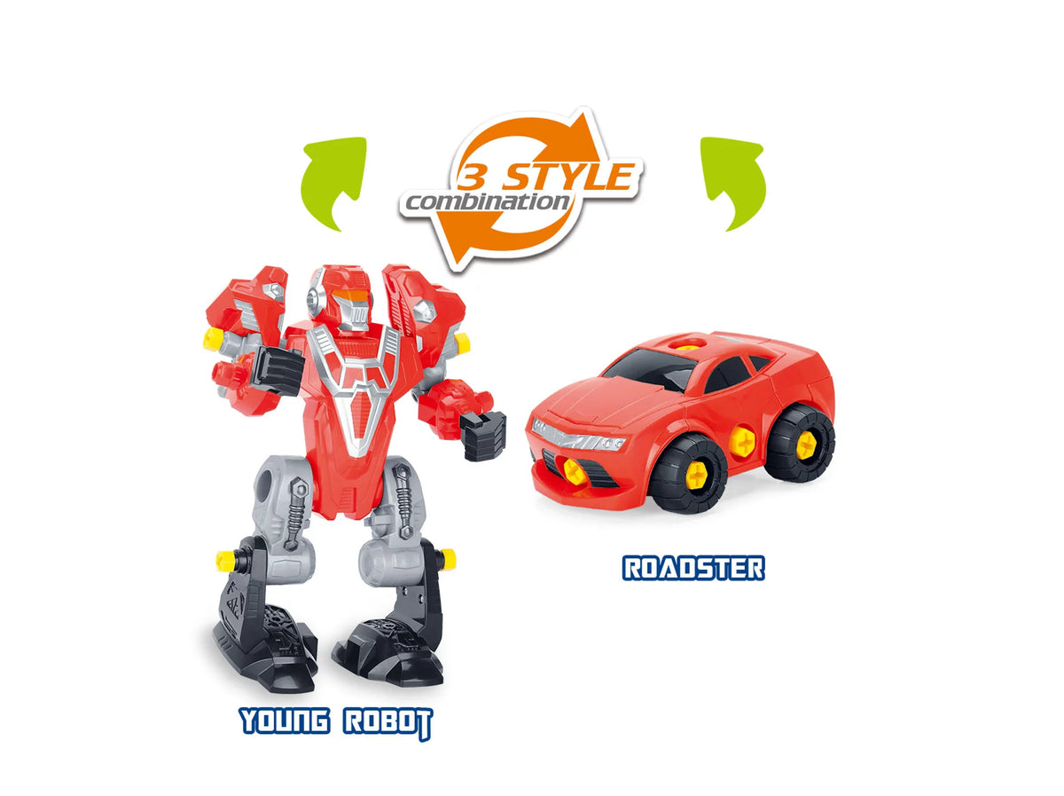 Red 3-in-1 Take-A-Part Toy Playset Y621406