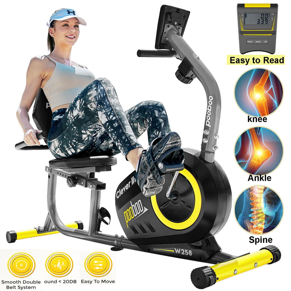 Recumbent Exercise Bike Magnetic Resistance R151