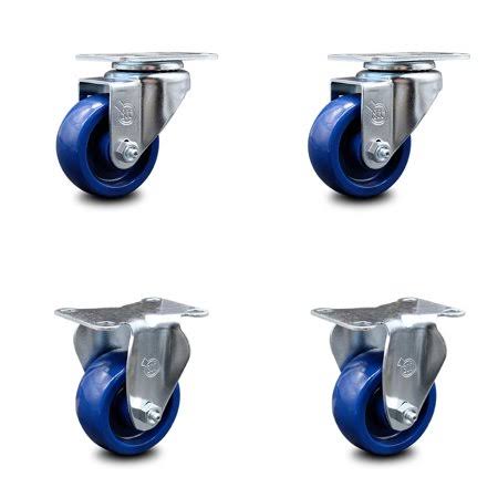 Set of 4 Poly Caster Swivel Rigid U49482