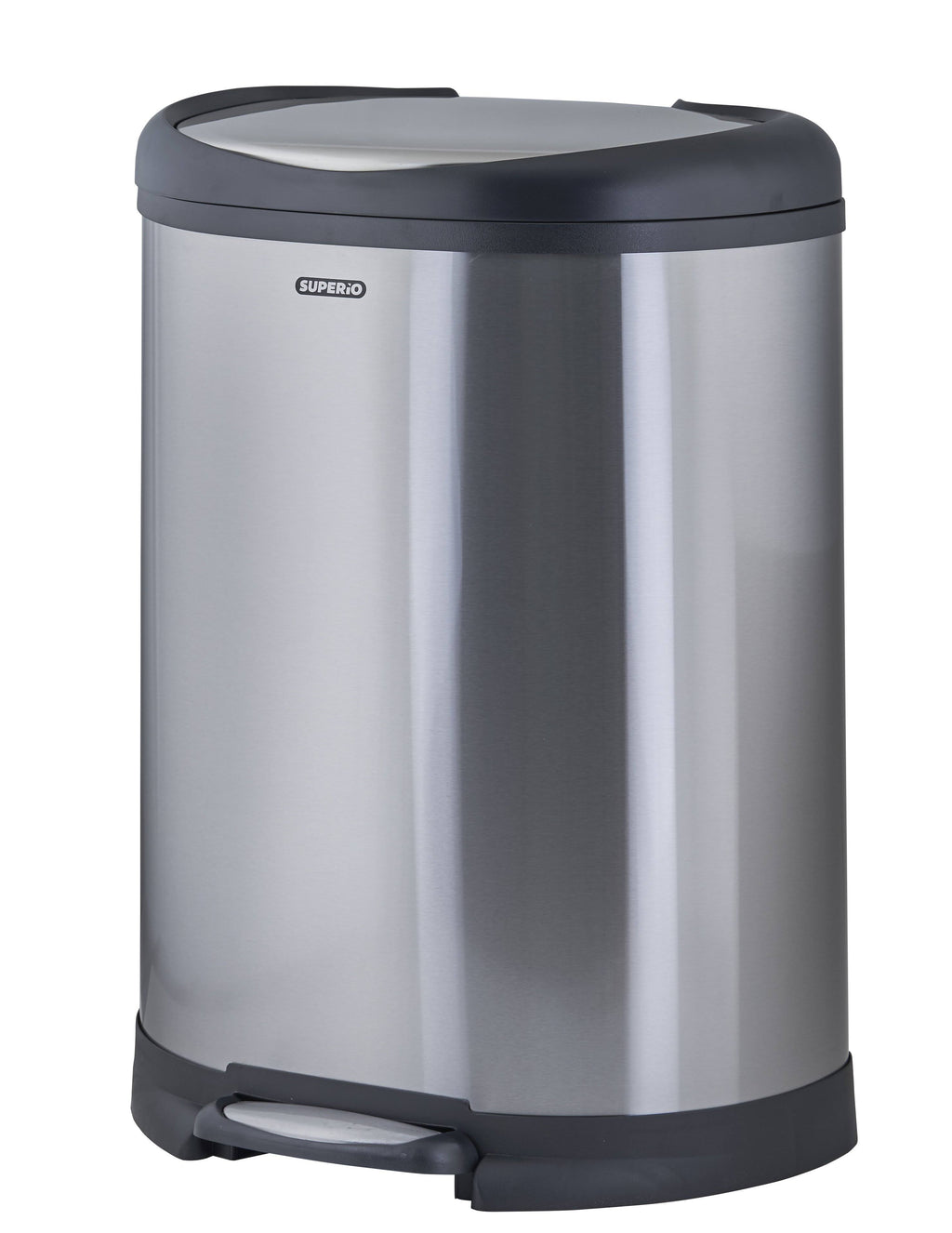 Stainless Steel 50 Liter Trash Can with Lid A32316