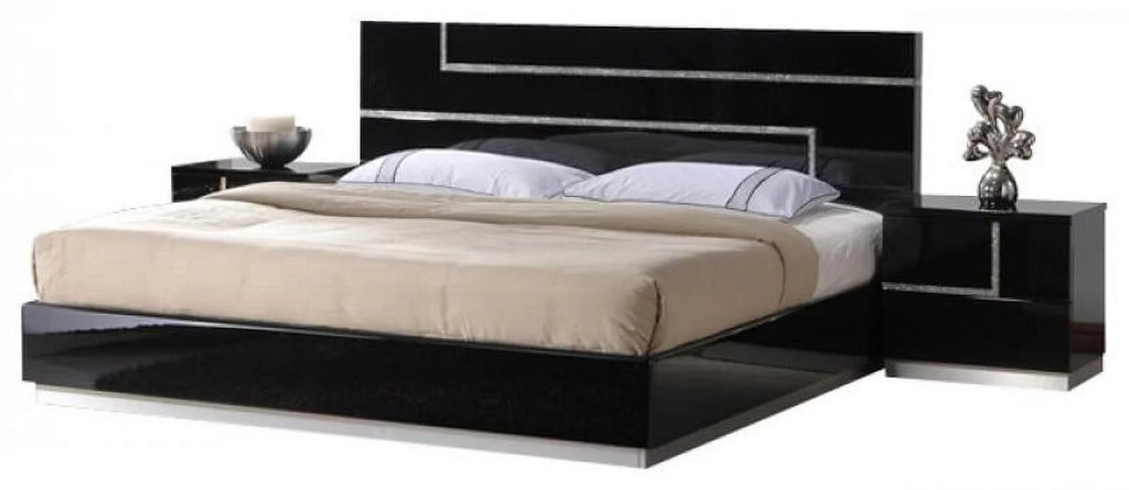 Black 3Pc Queen Bedroom Set A168