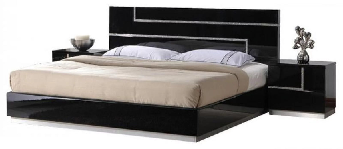 Black 3Pc Queen Bedroom Set A168