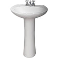 White Pedestal Lavatory V97181