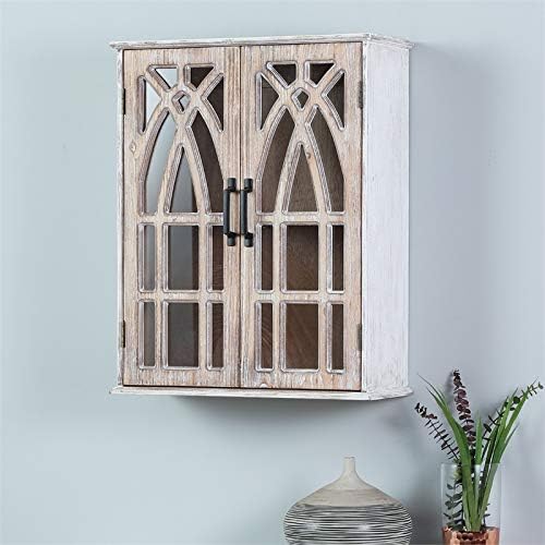 Double Door Wood Mounted Wall Cabinet A1124