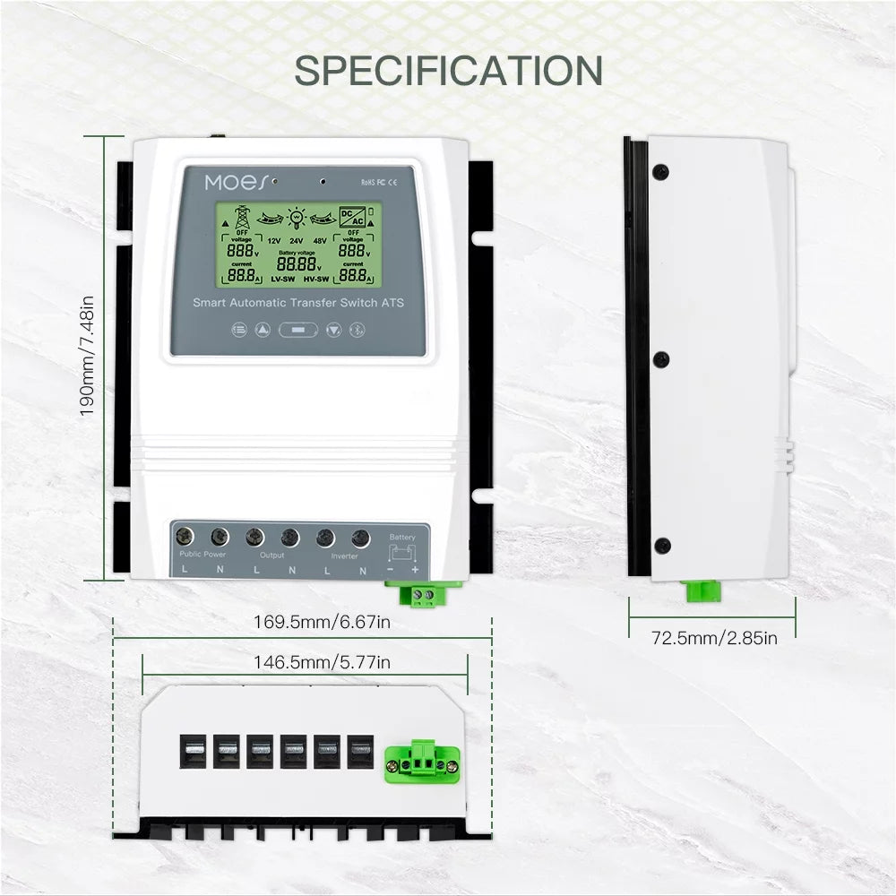 80A 16KW Automatic Transfer Switch G206057