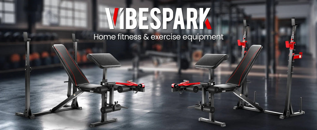 Adjustable Olympic Weight Bench Set with Barbell Rack D707