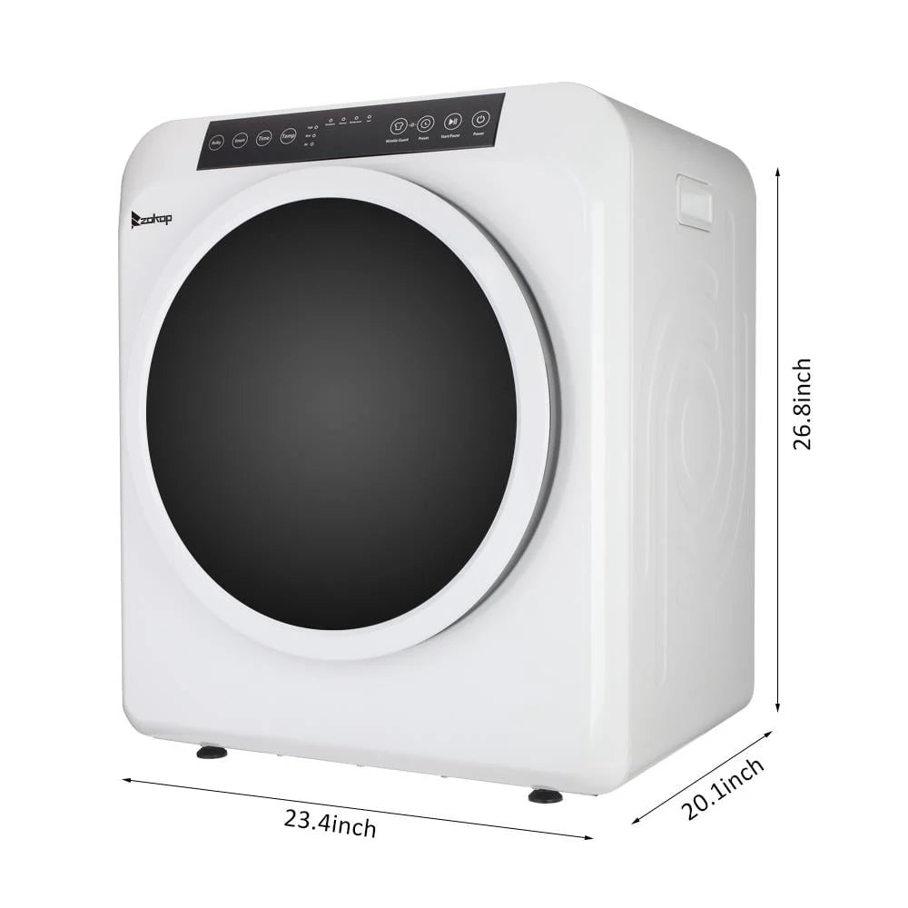 White 13lbs Electric Compact Tumble Dryer Z3390