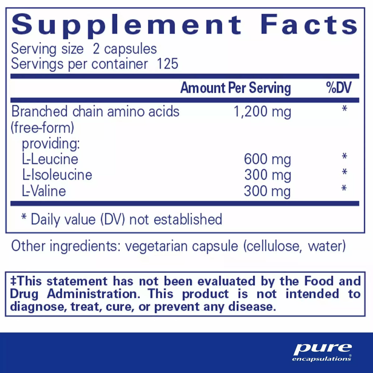 BCAA 600 mg A802414
