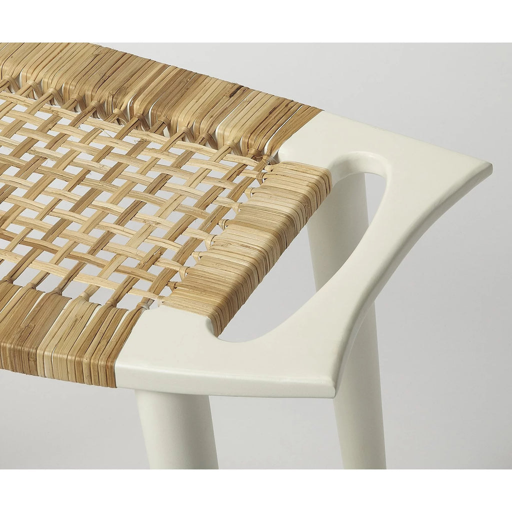 Black and Natural Foot Stool L53517