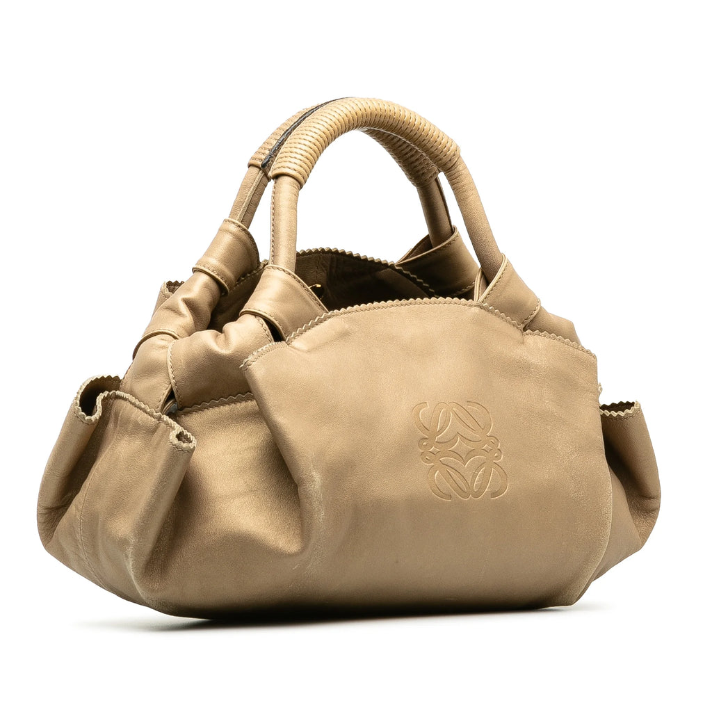 Brown Calf Leather Handbag B496935