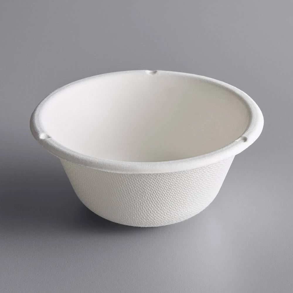 Compostable Sugarcane 8-Ounce Coupe Bowls H78626