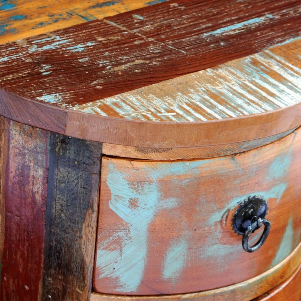 Reclaimed 3 Drawer Solid Wood Cabinet M96375