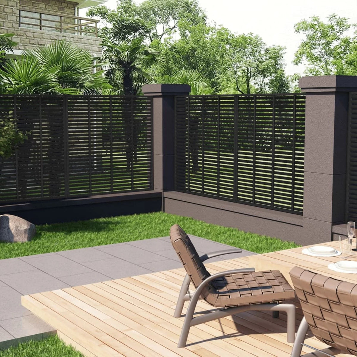 Wpc Decorative Fence Panel U3959
