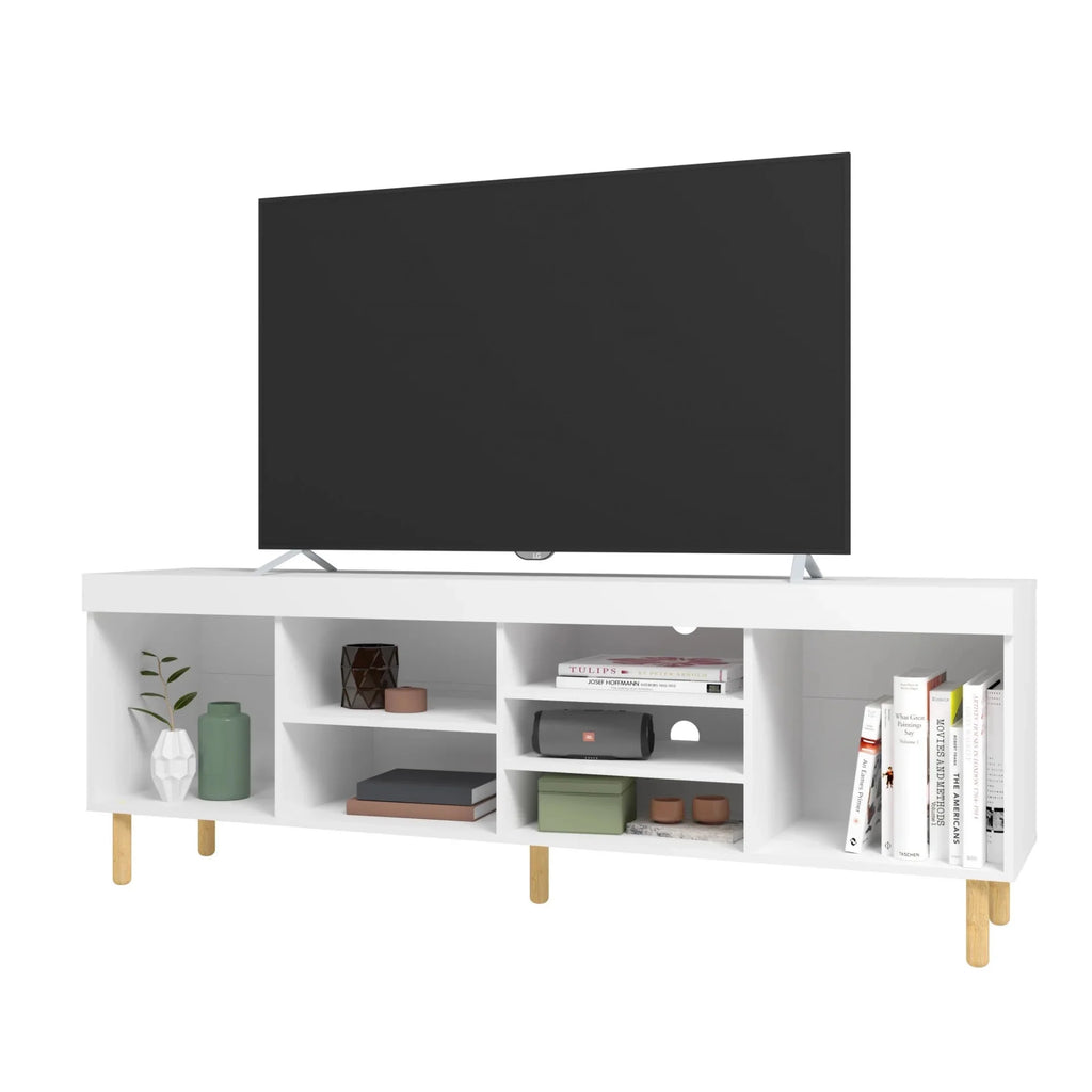 White Modern TV Stand A56275