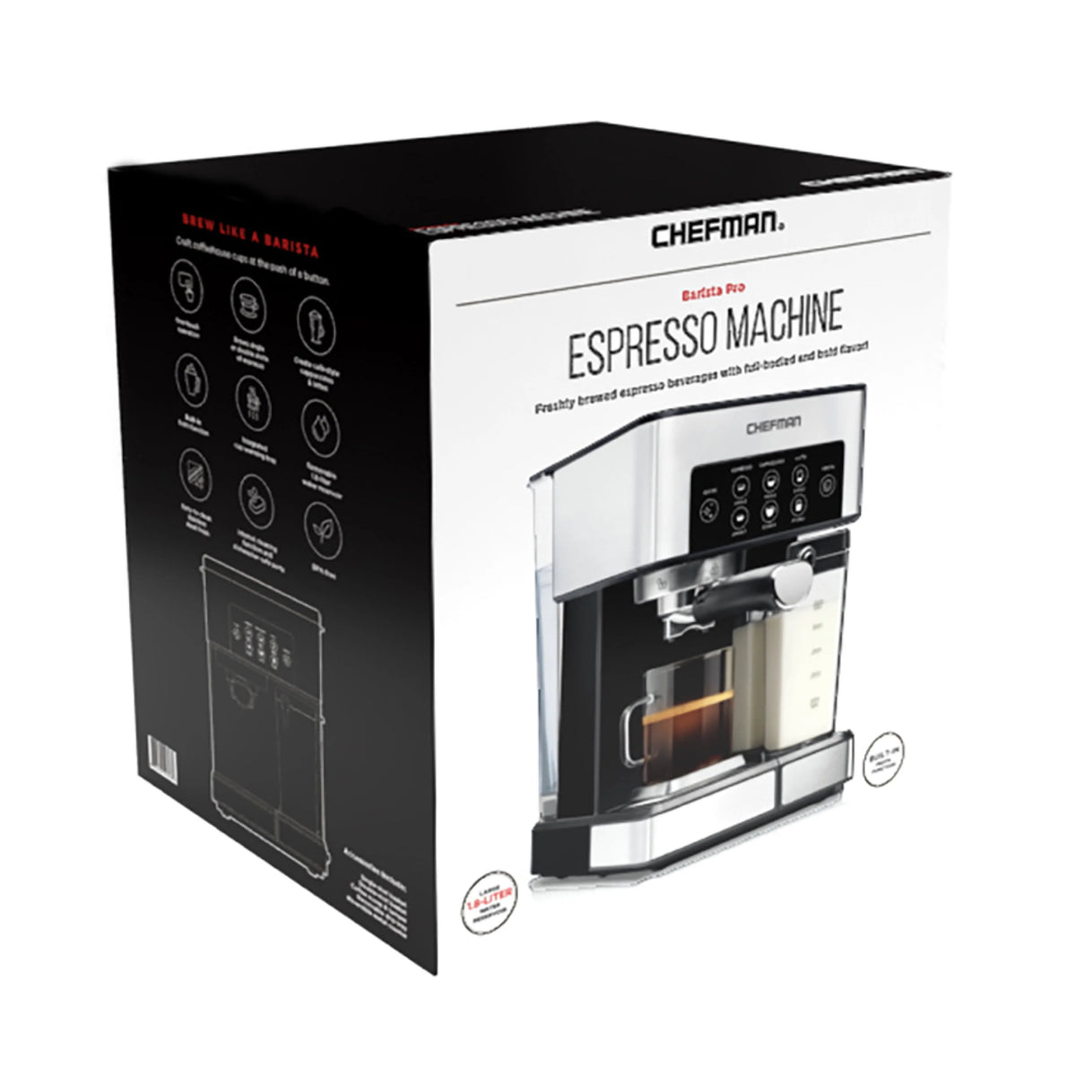 6-in-1 Espresso Machine with Milk Frother S5844