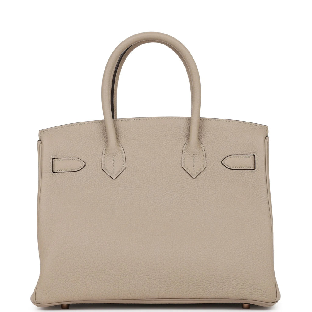 Birkin 30 Gris Tourterelle Togo Rose Gold Hardware Z20504