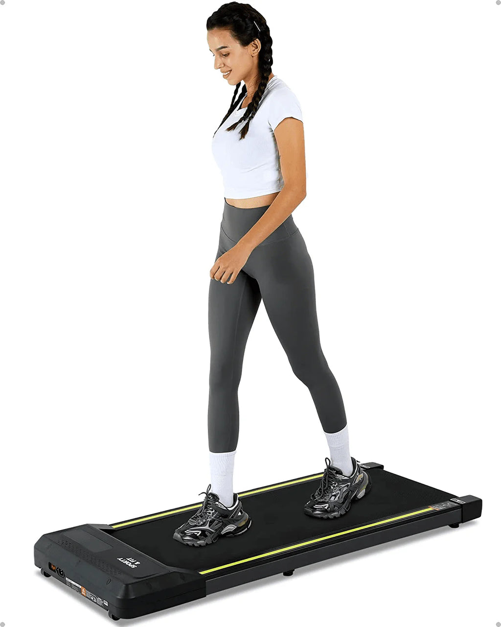 Black Portable Treadmill with Bluetooth Speaker G5003